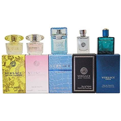 mini perfume sets versace|Versace 5 piece mini set.